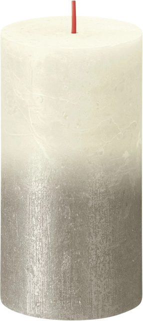 Bolsius Rustik-Kerze Sunset in Perle-Champagner, Durchmesser: 6,8 cm, Höhe: 13 cm - Bild 1