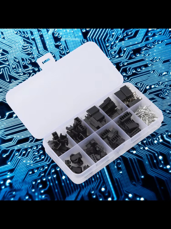 200 Stück SM-Steckverbinder Set in Schwarz mit 2, 3, 4 und 5 Polen inklusive Stecker und Buchsen für Kabelverbindungen - Bild 3