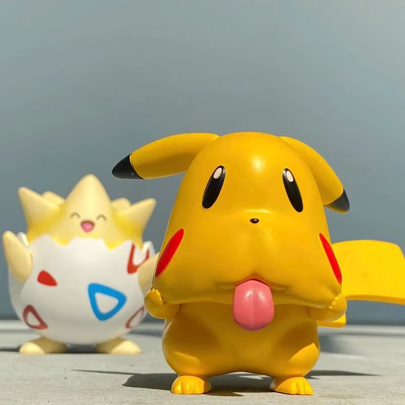 Bandai Pokémon Pikachu Cubone Grimace Figur, 7 cm, Kunststoff - Bild 2