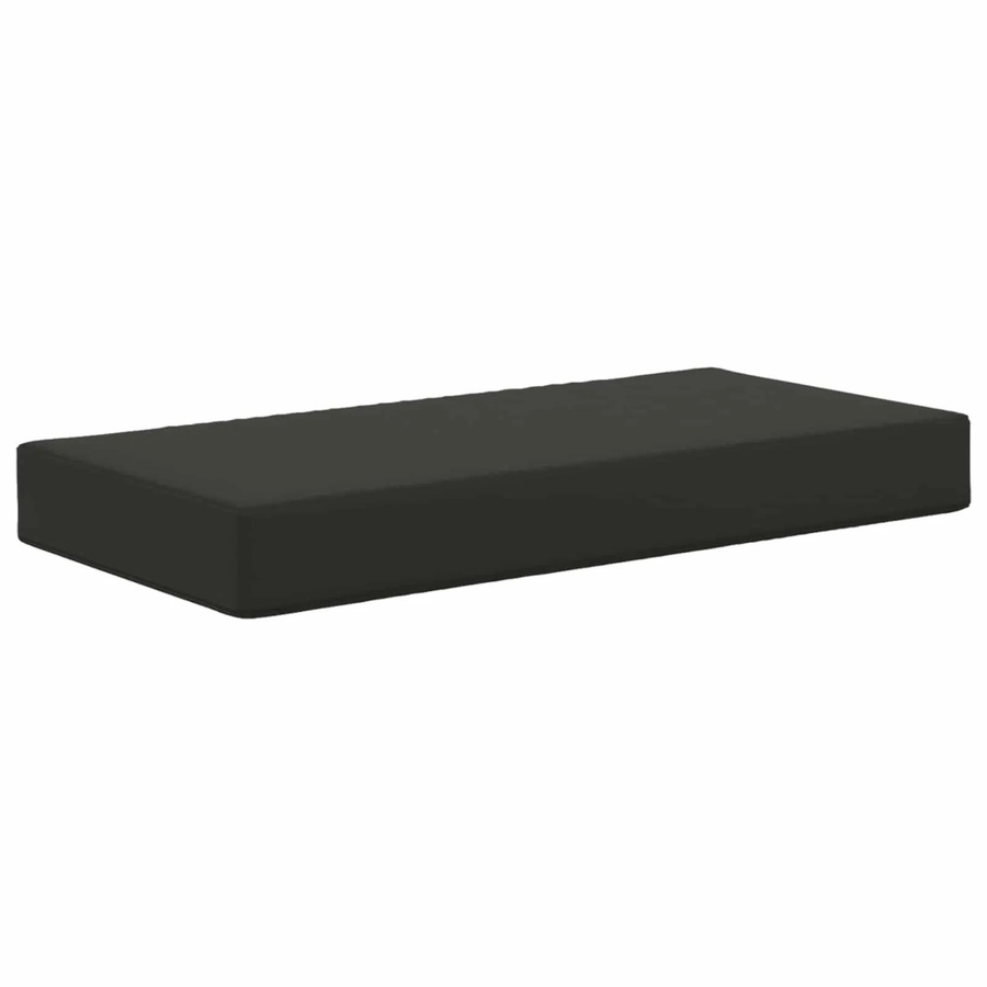 vidaXL Sitzkissen für Draußen Schwarz B: 80 cm, T: 40 cm, H: 8 cm aus 100 % Polyester - Bild 2