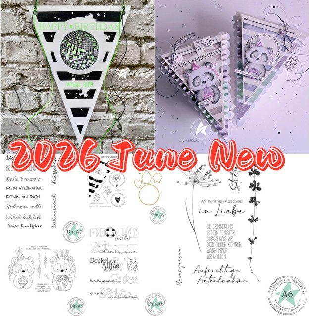 Party Pand Metall-Stanzformen in Silber für DIY-Scrapbooking und Bastelarbeiten - Bild 1