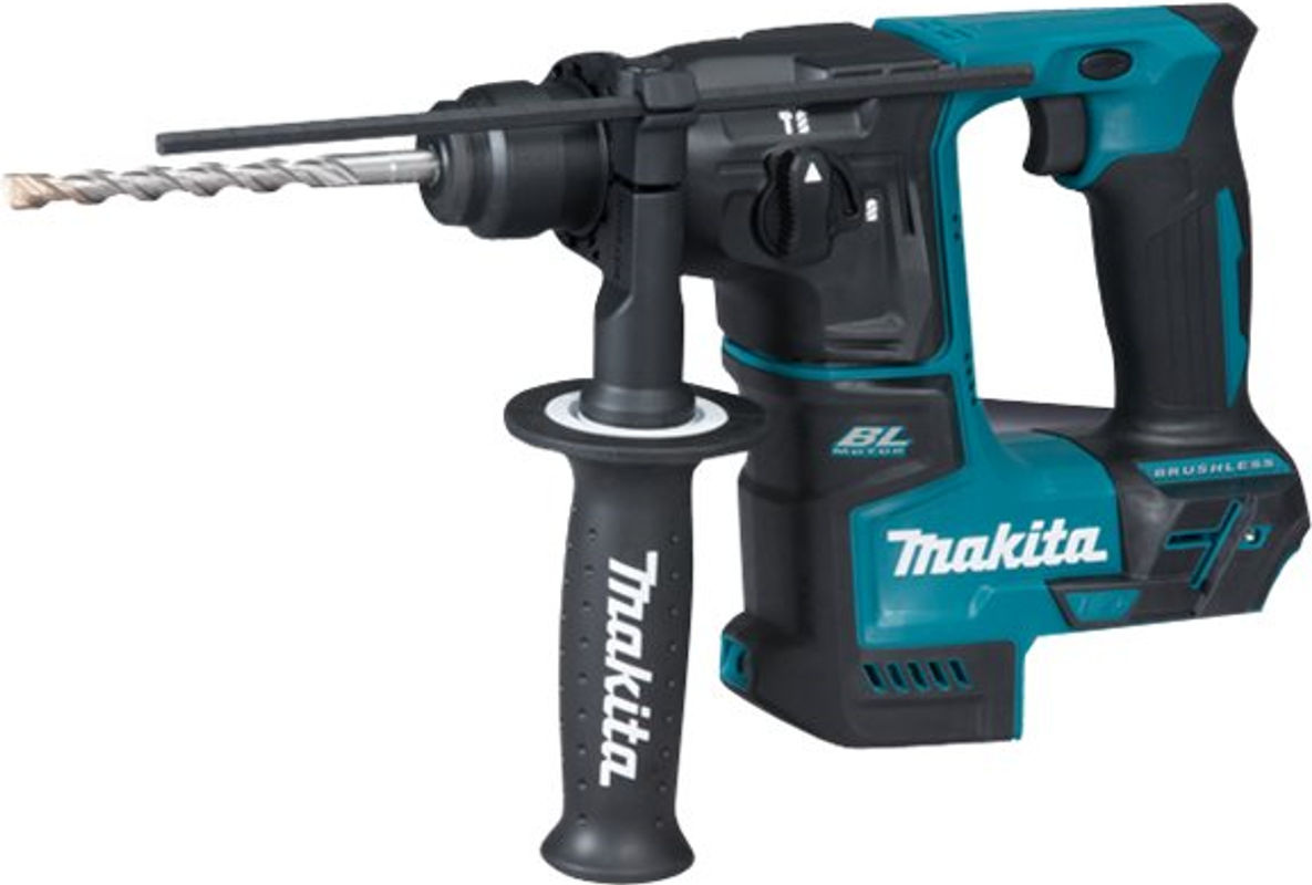 Makita Akku-Bohrhammer DHR171Z Solo 18V mit SDS-plus und 1,2 Joule in Schwarz-Petrol - Bild 2