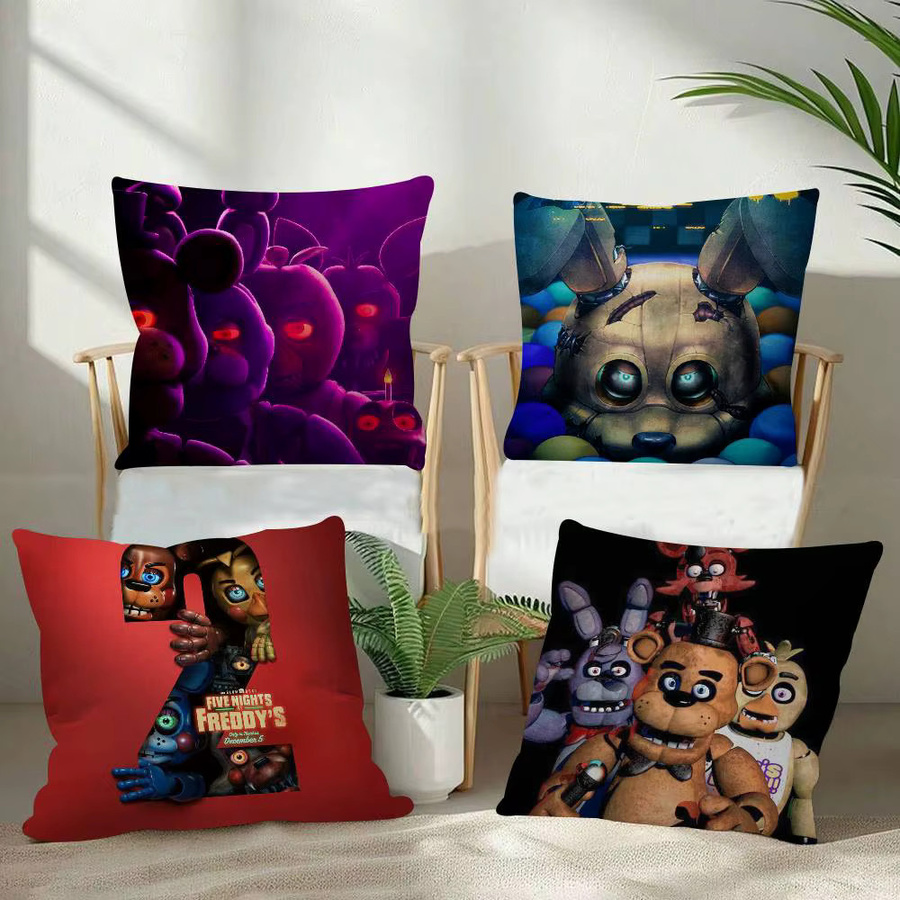 Five Nights At Freddys Kissenbezug von Rastar, quadratisches Design für Sofa und Schlafzimmer, Breite: 30 cm, Höhe: 30 cm - Bild 2