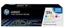 Original HP Toner 125A CF373AM Multipack CMY Cyan Magenta Gelb für Laserdrucker - Bild 2