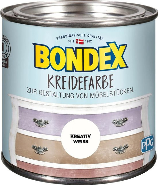 Bondex Kreidefarbe Kreativ Weiß 500 ml - Bild 1