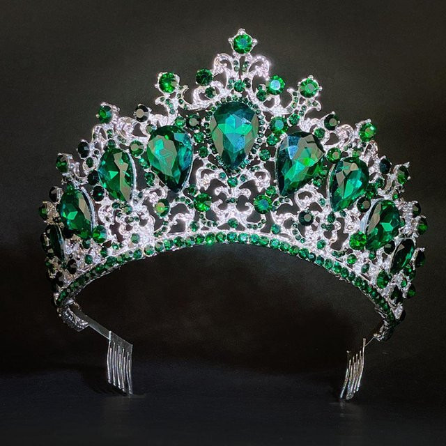 Lucky Star Jewelry Tiara, Messing, Kristall, Zirkonia, Damen - Bild 1