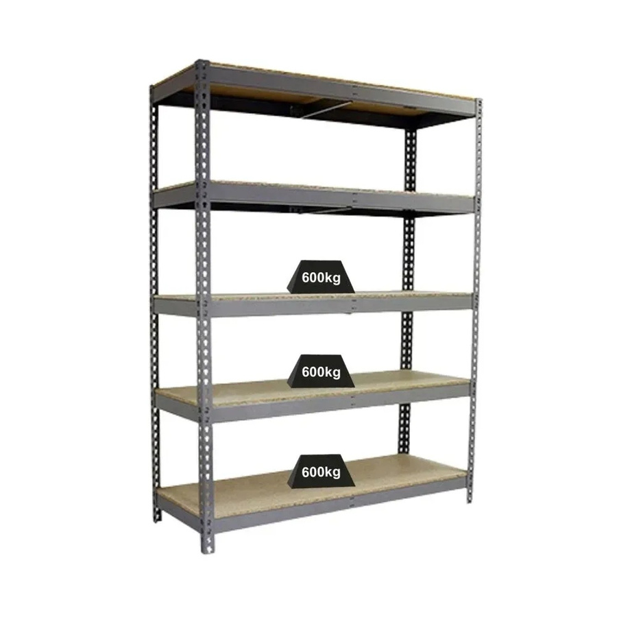 PROREGAL Schwerlastregal Wood Beast Grey, 5 Ebenen, H x B x T: 200 x 180 x 60 cm - Bild 2