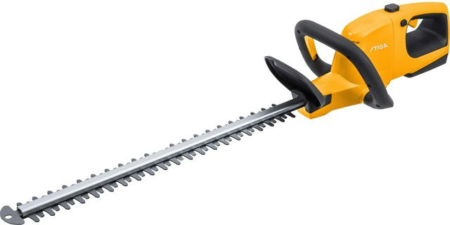 Stiga ePower Akku-Heckenschere HT 100e in Gelb inklusive Akku, Ladegerät und Schwertschutz - Bild 1