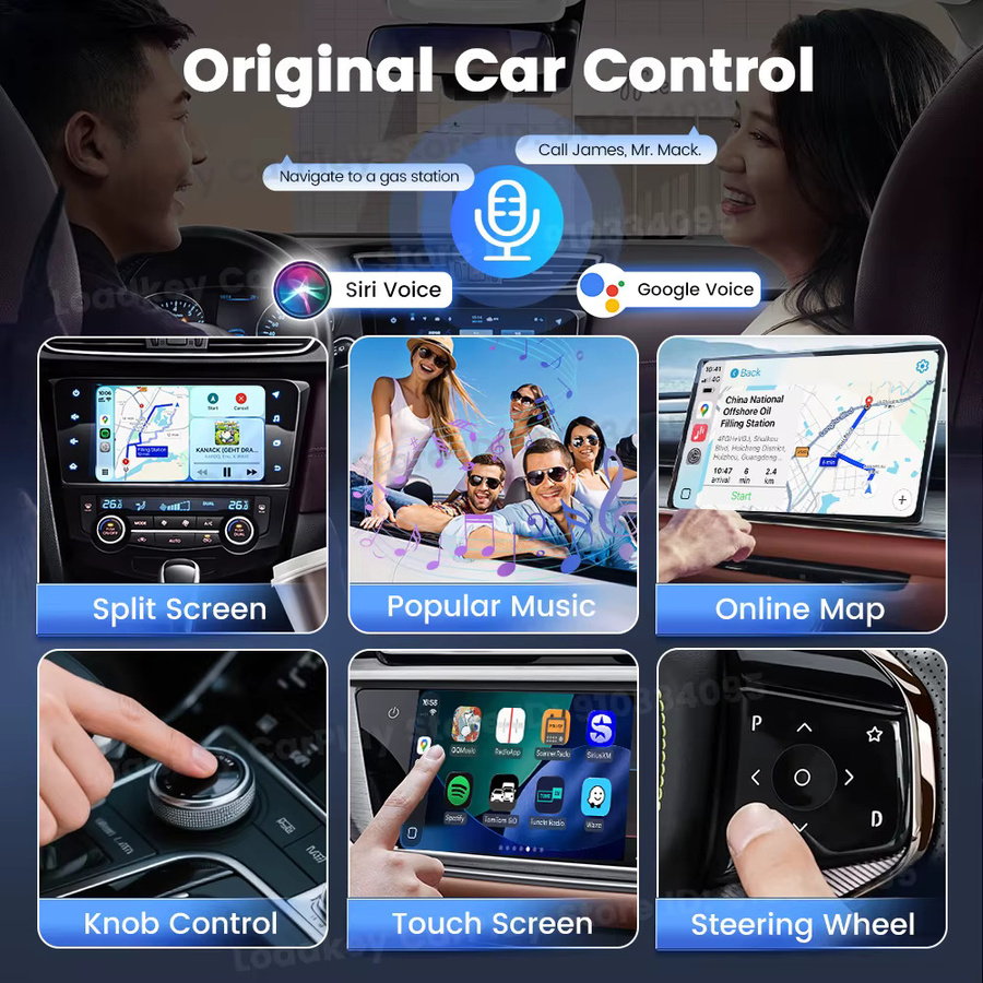 CarlinKit Mini Ultra 2 Wireless Adapter für kabelloses CarPlay und Android Auto mit 5G WiFi und Bluetooth für OEM-Fahrzeuge - Bild 6