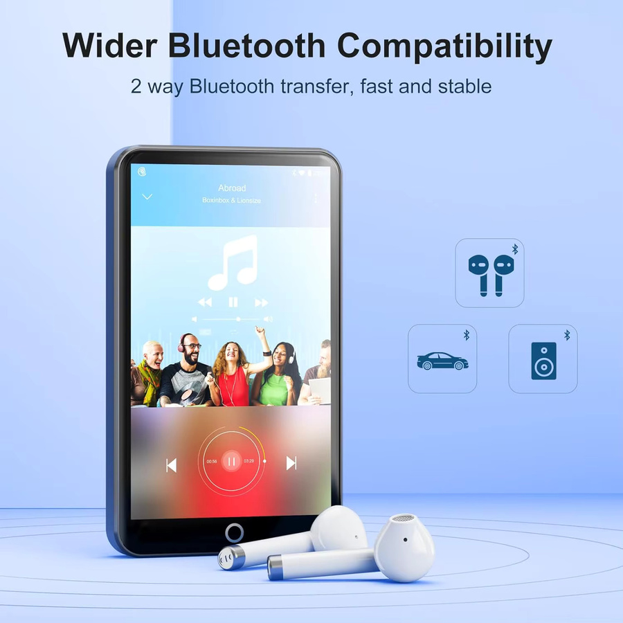 MECHEN MP3-MP4-Player mit Android 9.0, Bluetooth und WLAN in Grau - Bild 3