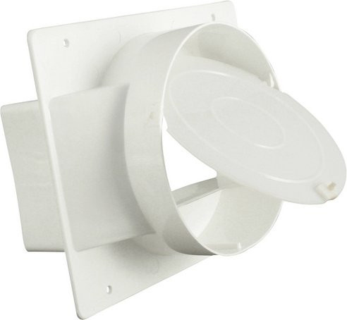 Marley Flachkanal-Adapter für Lüftungstechnik aus Polypropylen in Weiß - Bild 1