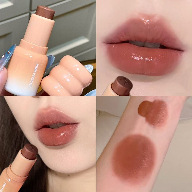 Pinkyfocus Lipgloss-Set, Nude, Transparent, Dewy Luminous - Bild 1