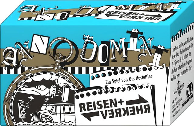 ABACUSSPIELE Anno Domini Reisen & Verkehr, Familienspiel, Fahrzeuge, bunt/mehrfarbig - Bild 1