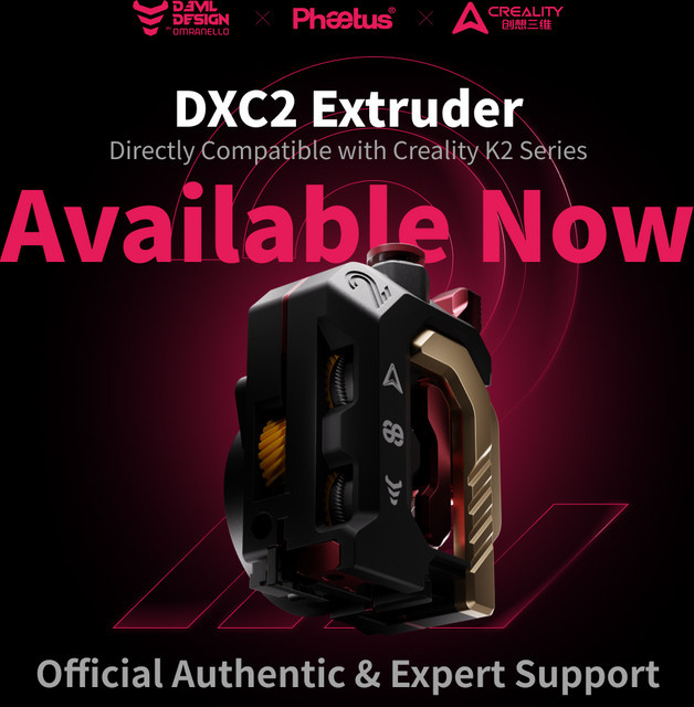 Phaetus DXC2 Creality Devil Design DXC 2 Hochpräziser Magnetischer Schnellwechsel-Extruder für K2 K2 PRO K2 PLUS - Bild 1