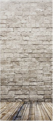 mySPOTTI Badrückwand Mauerwerk in Beige mit Steinoptik, B: 90 cm, H: 210 cm - Bild 1
