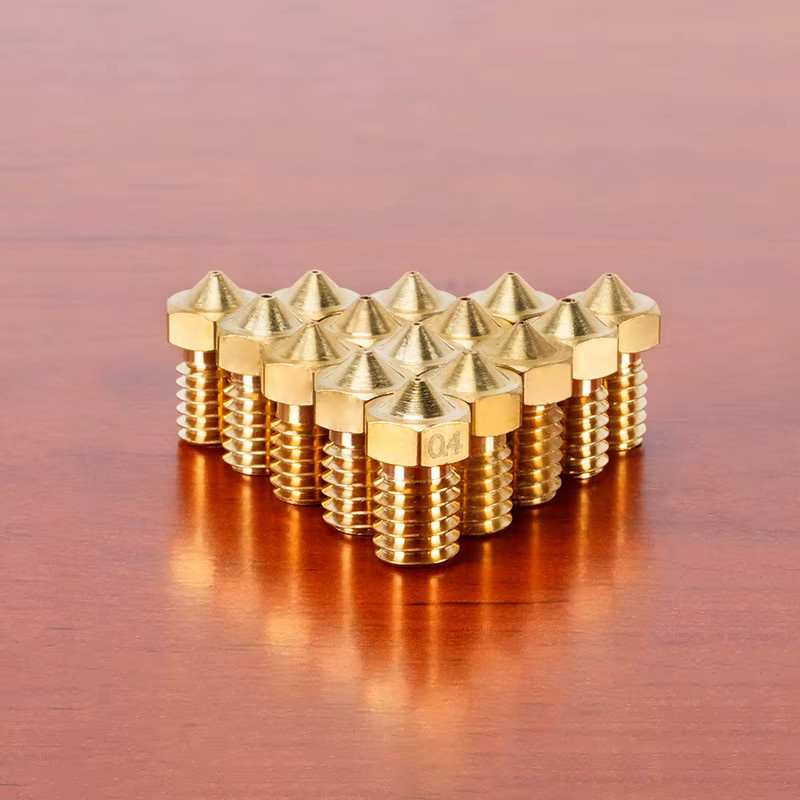 E3D V6 V5 Hotend-Düse aus Messing für 1,75 mm Filament mit 2,0 mm Innendurchmesser, geeignet für Titan Extruder und Prusa I3 MK3S, Farbe: Gold - Bild 2
