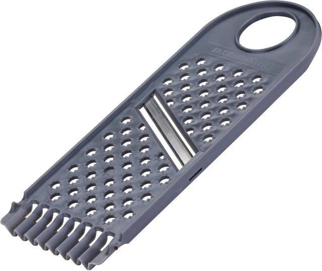 Fackelmann Gemüsehobel Mandoline aus Kunststoff und Edelstahl, grau - Bild 1