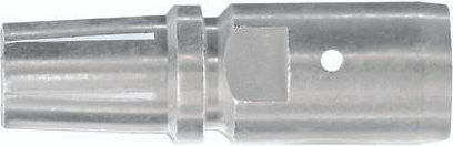 HARTING Axialschraubkontakt 09110006294 aus Messing in Silber - Bild 1