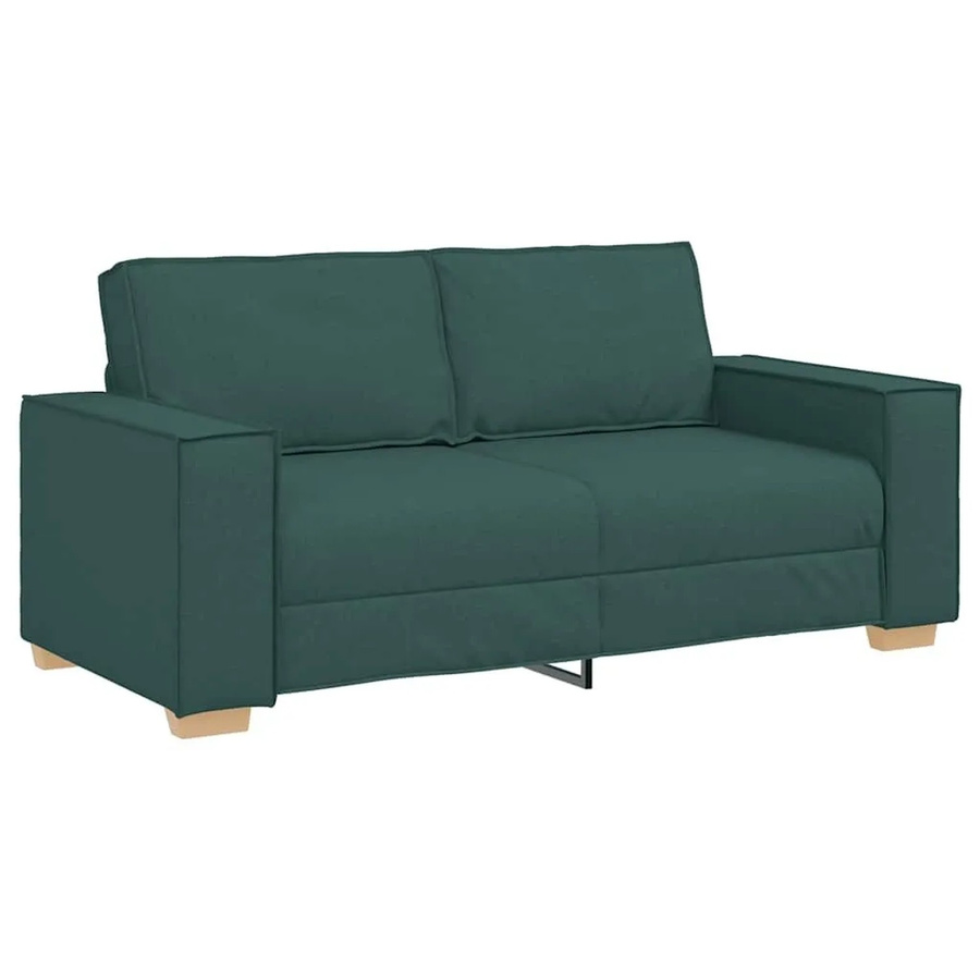 vidaXL 2-Sitzer Sofa Dunkelgrün mit Stoffbezug, B/T/H: 180 x 78 x 84 cm - Bild 2