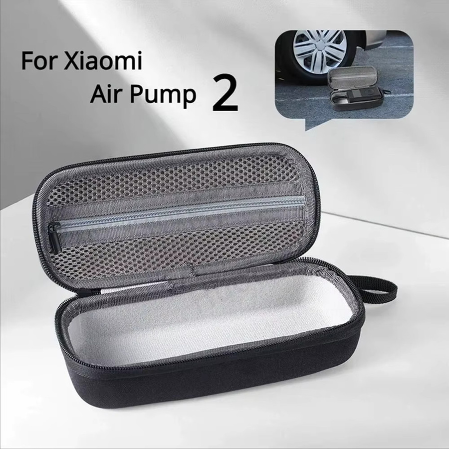Xiaomi Schutzhülle aus hartem EVA für die Mijia Auto-Luftpumpe 2, staubdichte Anti-Drop Aufbewahrungstasche in Schwarz - Bild 4