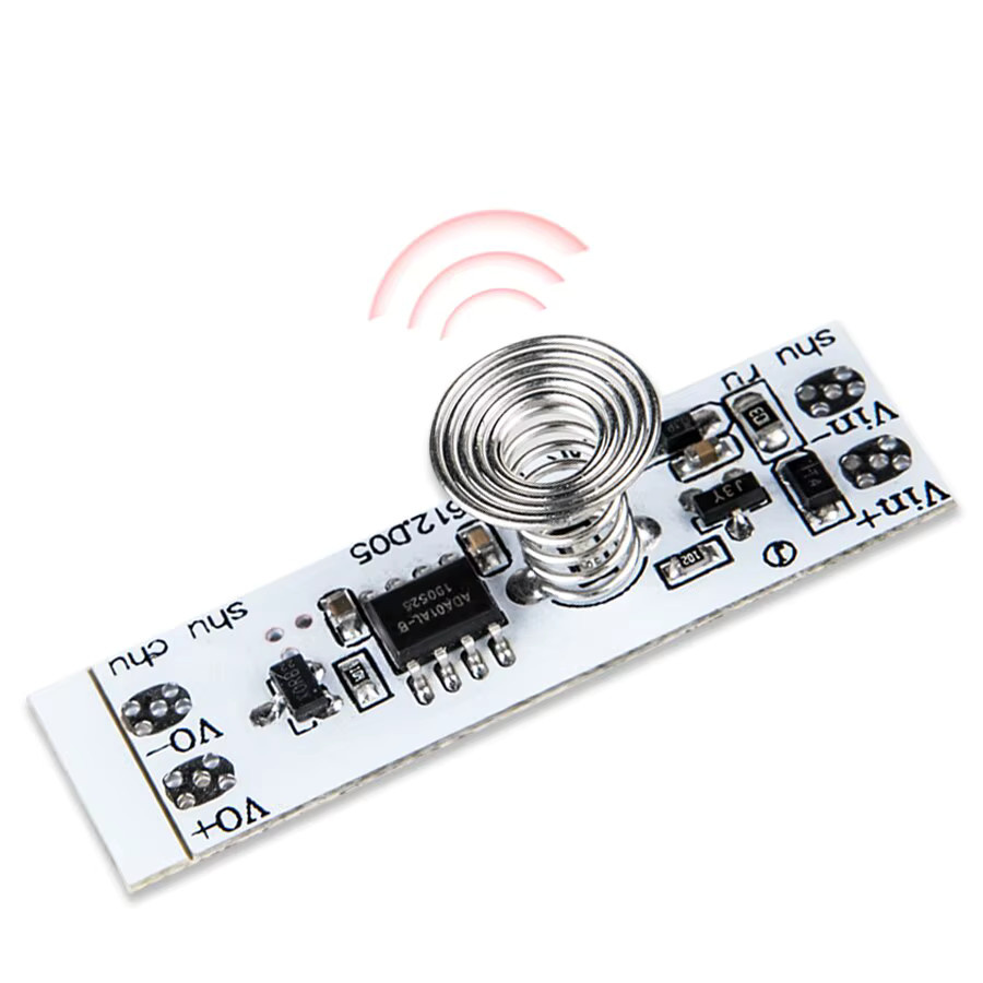 GGBEE Touch Sensor Schalter DC 12V 24V Dimmer Modul in Weiß mit Aluminiumgehäuse für Smart Home LED Licht Steuerung 36W 3A - Bild 2