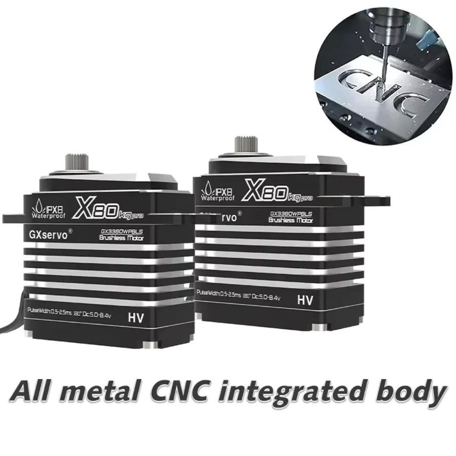 wishiot Digitaler Servomotor, Ganzmetall, IP67, wasserdicht, bürstenlos - Bild 4