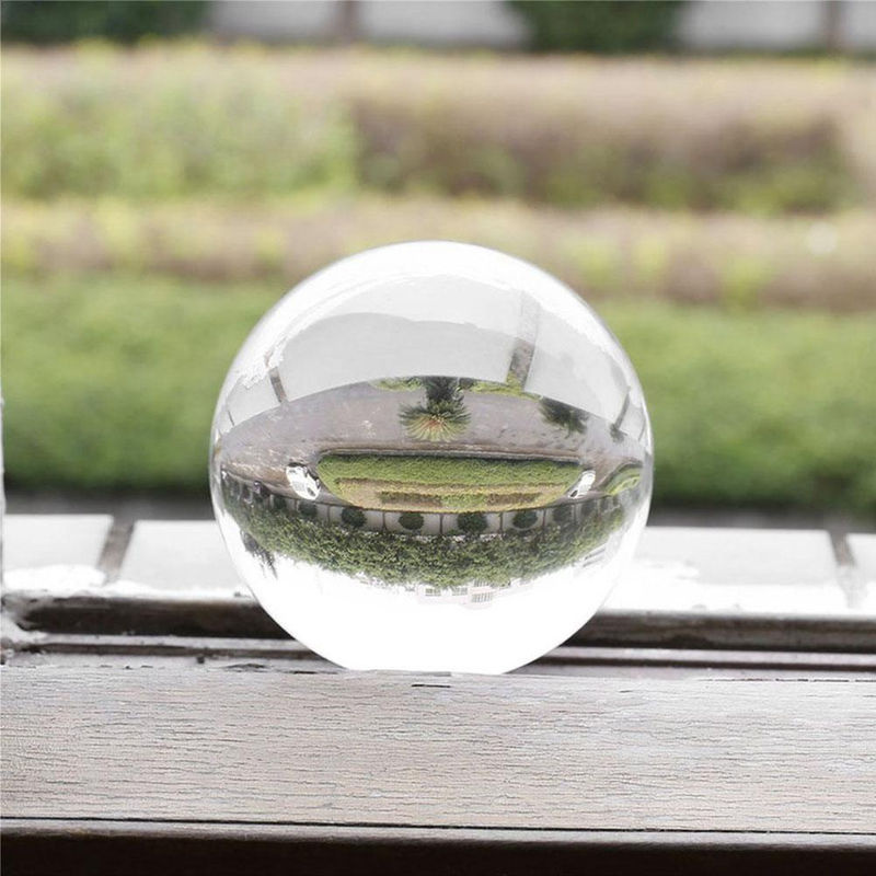 Transparente Kristallkugel aus Glas von Our Sweet Home, runde Glasdekoration in Weiß, Durchmesser: 30 mm - Bild 3