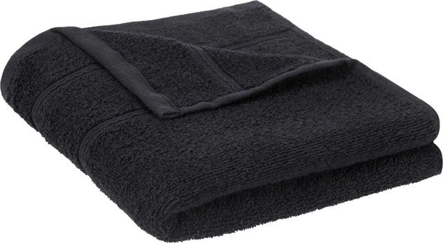 Modern Living Handtuch Melanie in Schwarz, B/H: 50 x 100 cm, aus flauschigem Baumwoll-Terry - Bild 1