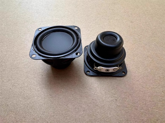 GHXAMP Full-Range-Lautsprecher IPX wasserdicht mit Neodym-Magnet, 4 Ohm, 10 W, Schwarz, 2 Stück - Bild 1