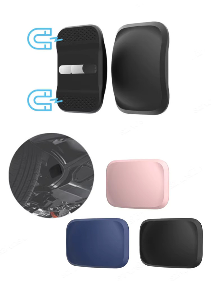 Magnetische Silikon Schutzhülle für Apple AirTag in Schwarz oder Blau, Wasserdichte Anti-Verlust Hülle mit Magnet Adsorption - Bild 7