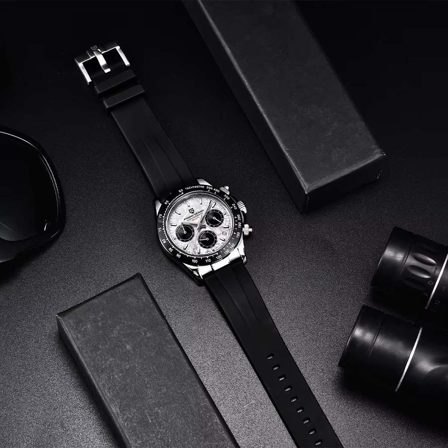 PAGANI DESIGN Chronograph, Quarz, Edelstahl, Saphirglas, Herren - Bild 4