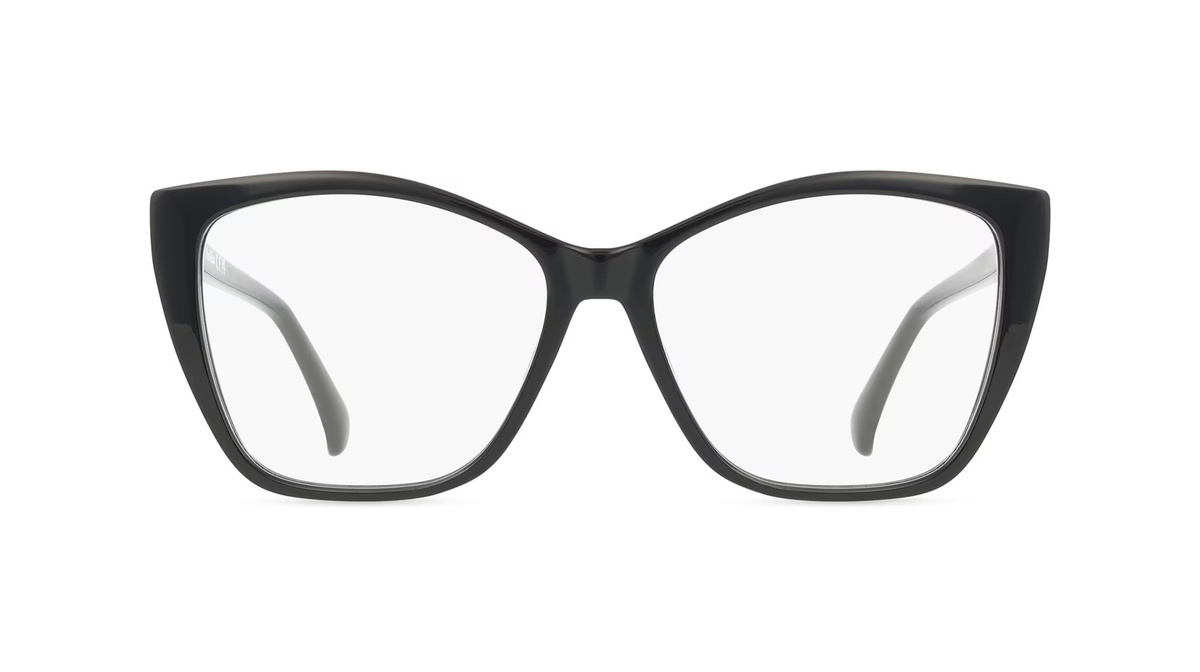 Max Mara MM5036 Korrektionsbrille, Vollrand, Quadratisch, Acetat, schwarz, Damen - Bild 1