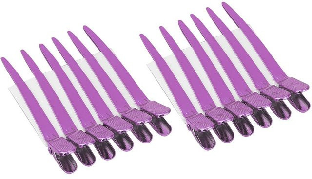 DIYelecs Haarstyling-Klammern, 12 Stück, Rosarot, Purple - Bild 1