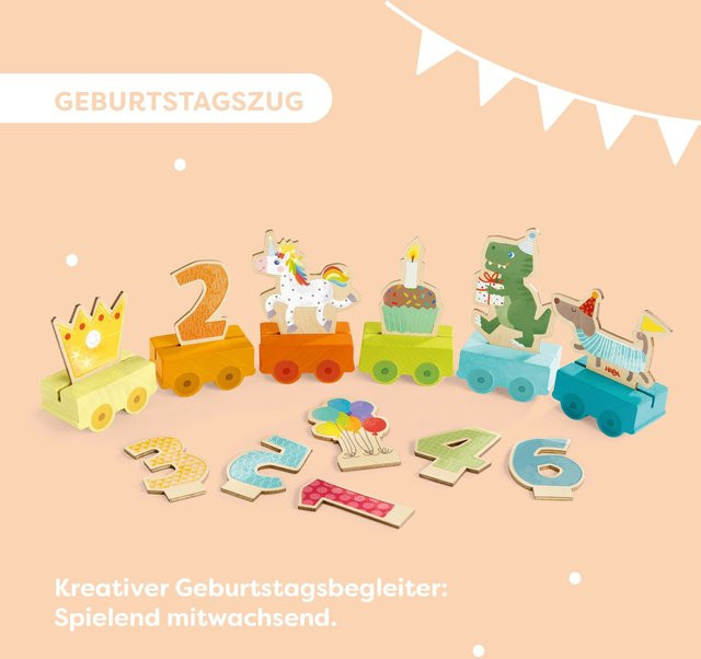 HABA Geburtstagszug, ab 1 Jahr - Bild 1
