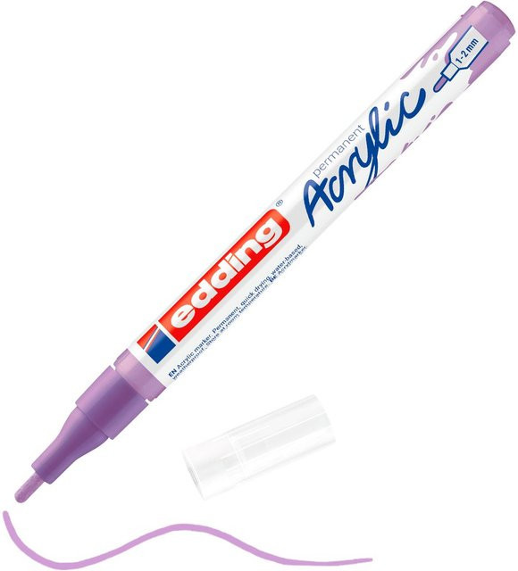 edding Acrylmarker 5300 Fein in Lavendel/Purple - Bild 1