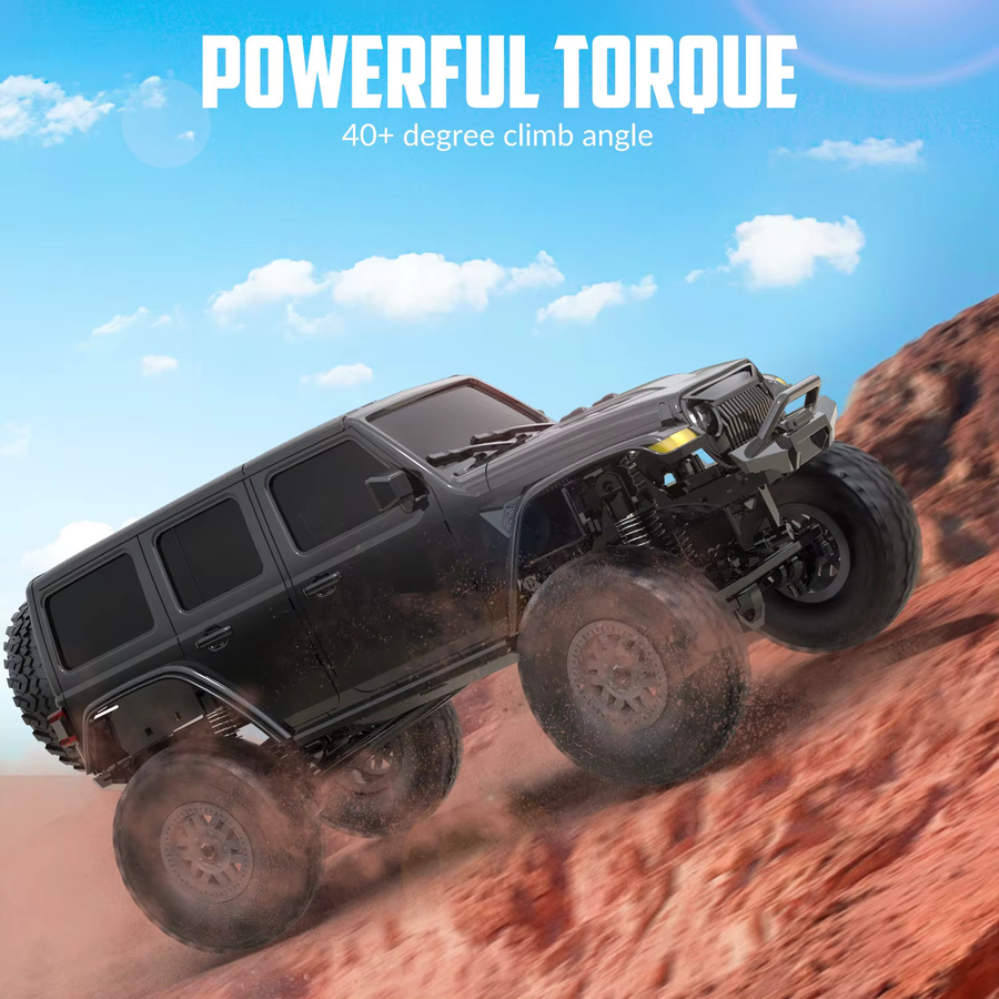 VOLANTEXRC RC Auto, 1:24, Hochgeschwindigkeits-Offroad-Klettertruck, mit LED-Licht - Bild 2