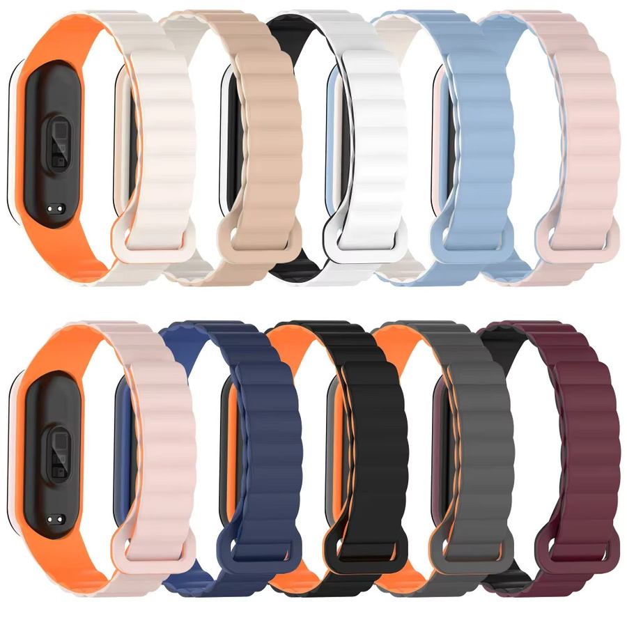 Uhrenarmband Silikon, Magnetische Schleife, Bunt, Unisex - Bild 3