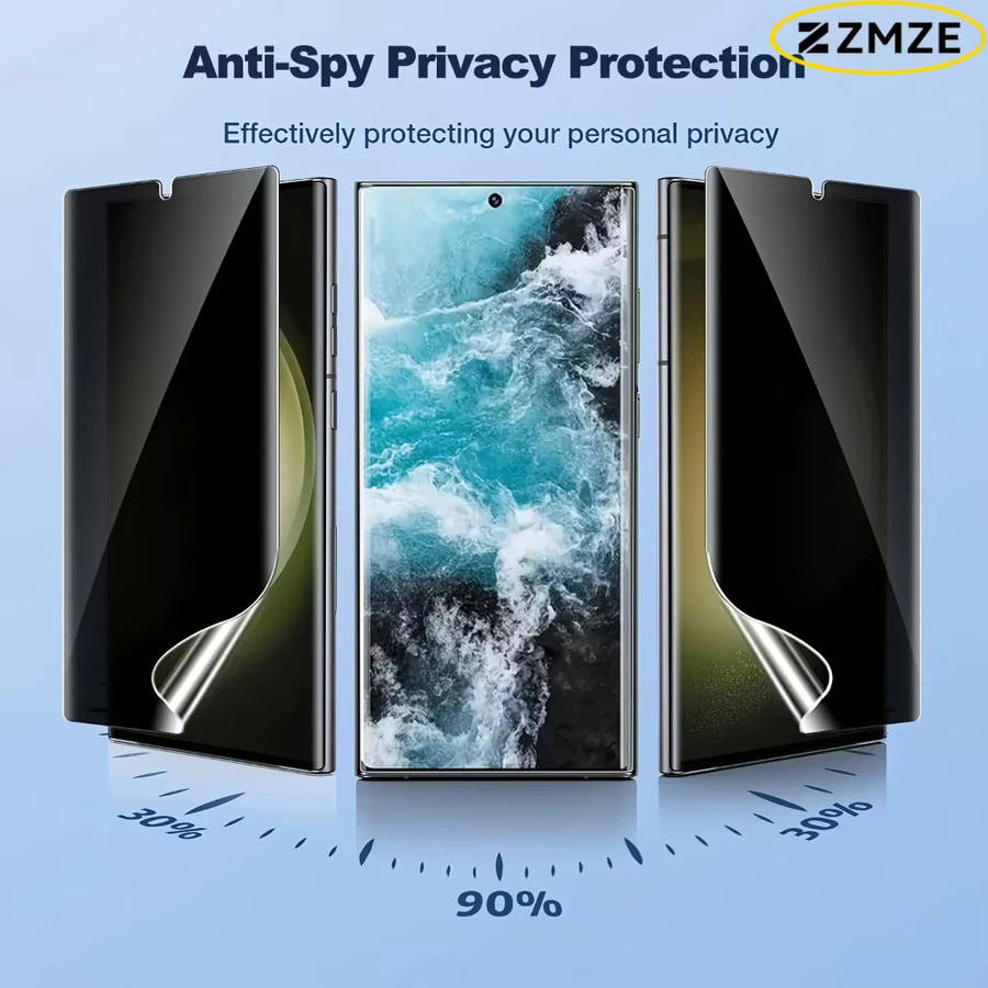 4er-Pack Anti-Spionage Hydrogel-Displayschutz für Samsung Galaxy S26 S25 S24 S23 S22 S21 Ultra Edge FE Plus Privatsphäre-Schutzfolie - Bild 2