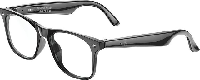 Pig Boutique Smart Glasses Bluetooth-Übersetzungsbrille mit KI-automatischer Dialogübersetzung für 134 Sprachen in Schwarz Transparent - Bild 1