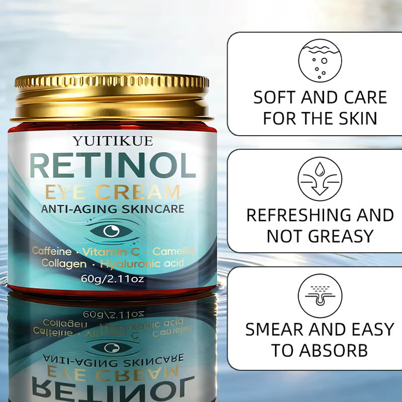 YUITIKUE Retinol Augencreme, Hyaluronsäure, 60g - Bild 4