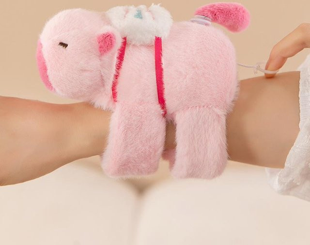 Kapibara Schnappring Puppe, Plüschtier, 15cm - Bild 1
