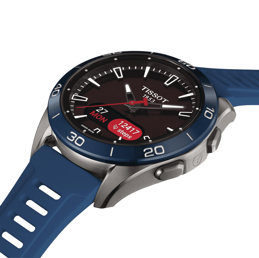 Tissot Smartwatch, Titan, Quarz, 44 mm, Schwarz, Herren - Bild 3