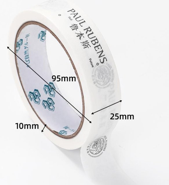 Paul Rubens Washi Tape für Aquarell und Skizzenmalerei, Weiß, Breite: 2,5 cm, Länge: 20 m - Bild 1
