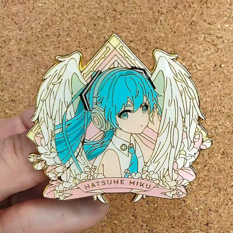 Bandai Hatsune Miku Metallbrosche, Mädchen, Bunt / Mehrfarbig - Bild 2