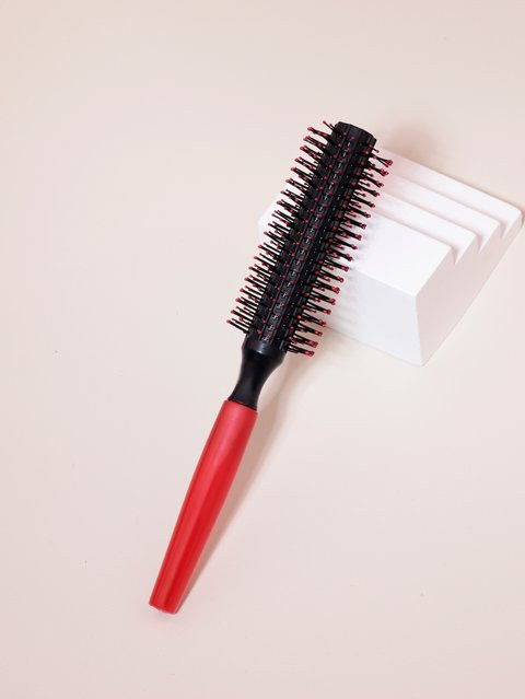 Antistatischer Zylinderborsten-Rollkamm für lockiges Haar, Nylon-Zähne - Bild 1