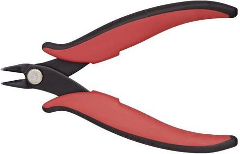 Klauke KL040128EL Elektronik- und Feinmechanik-Seitenschneider, Länge: 12,8 cm - Bild 1
