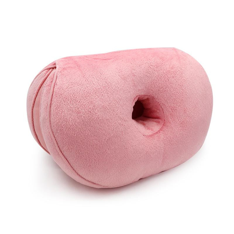 Yiran Furniture Orthopädisches Beckenkissen aus Memory-Schaum zur Druckentlastung und Hüftkorrektur, Kaffeebraun - Bild 4