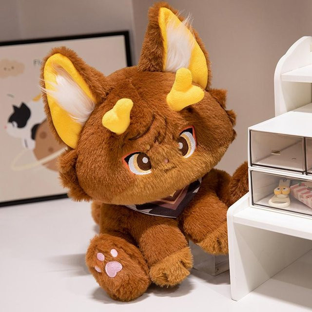 Yiran toy Genshin Impact Furina Miau Katze Scaramouche Katze, Plüschtier, 32cm, ab 14 Jahren - Bild 1