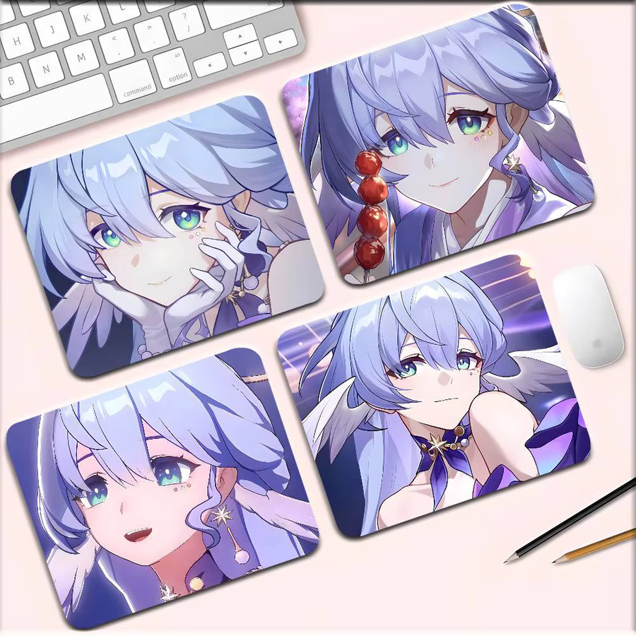 Moetch Honkai Star Rail Robin Mousepad Rutschfestes Schreibtischpad in Multicolour - Bild 2