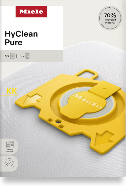 Miele KK HyClean Pure NT Staubsaugerbeutel in Gelb - Bild 1